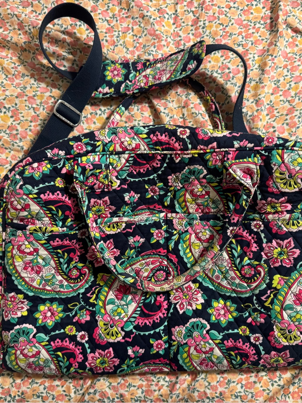 Vera Bradley Weekender Duffel — Petal Paisley